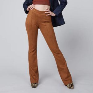 SPANX Faux Suede Flare Pants